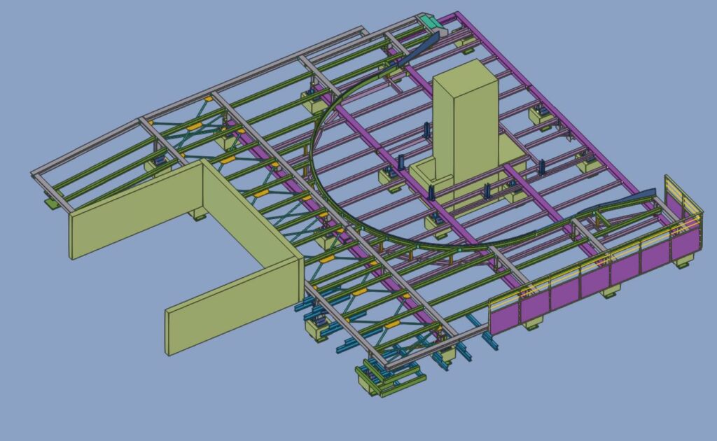 Vue 3D Télécabine de Melezet à La Norma