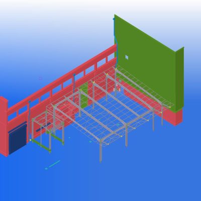 Vue plan bet Marty projet EGGER