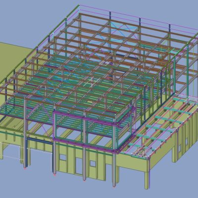 Plan bâtiment Sivemat / Vaudaux - BET MARTY