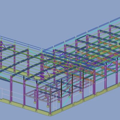 Vue Plan projet VAudaux La Bathie - BET MARTY