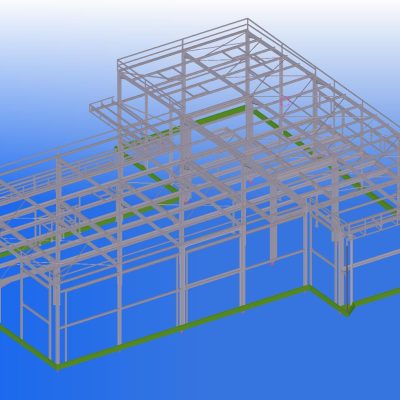 Vue Plan BET MARTY - Bâtiment Roguet Piscine