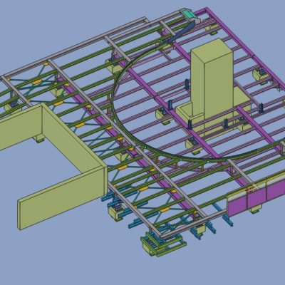 Vue 3D Télécabine de Melezet à La Norma