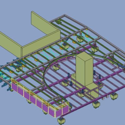 Vue 3D Télécabine de Melezet à La Norma