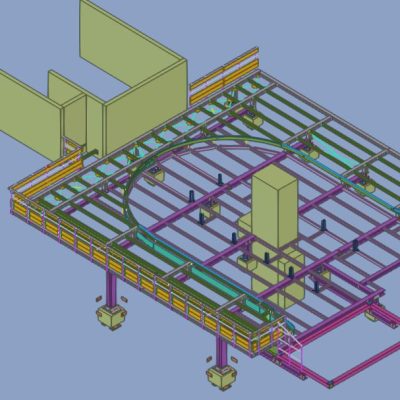 Vue 3D Télécabine Cote du Bois à La Toussuire