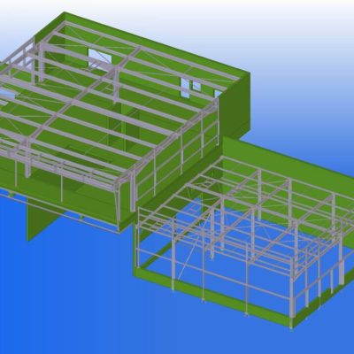 Vue 3D - Bâtiment SOPREMA ATI2 à Saint Vulbas