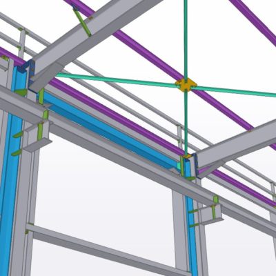 Vue 3D - Bâtiment VAUDAUX à Saint-Etienne du Bois