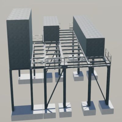 Vue 3D - Chantier du Tunnel LYON