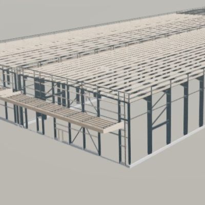 Vue 3D -Extension du bâtiment LALLIARD à Bonneville