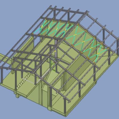 Plan 3D - Premier Ascenseur à Eaux Usées de France à Saint Gervais