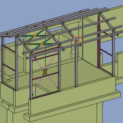 Plan 3D - Premier Ascenseur à Eaux Usées de France à Saint Gervais