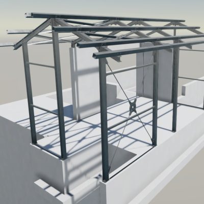 Plan 3D - Premier Ascenseur à Eaux Usées de France à Saint Gervais