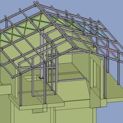 Plan 3D - Premier Ascenseur à Eaux Usées de France à Saint Gervais